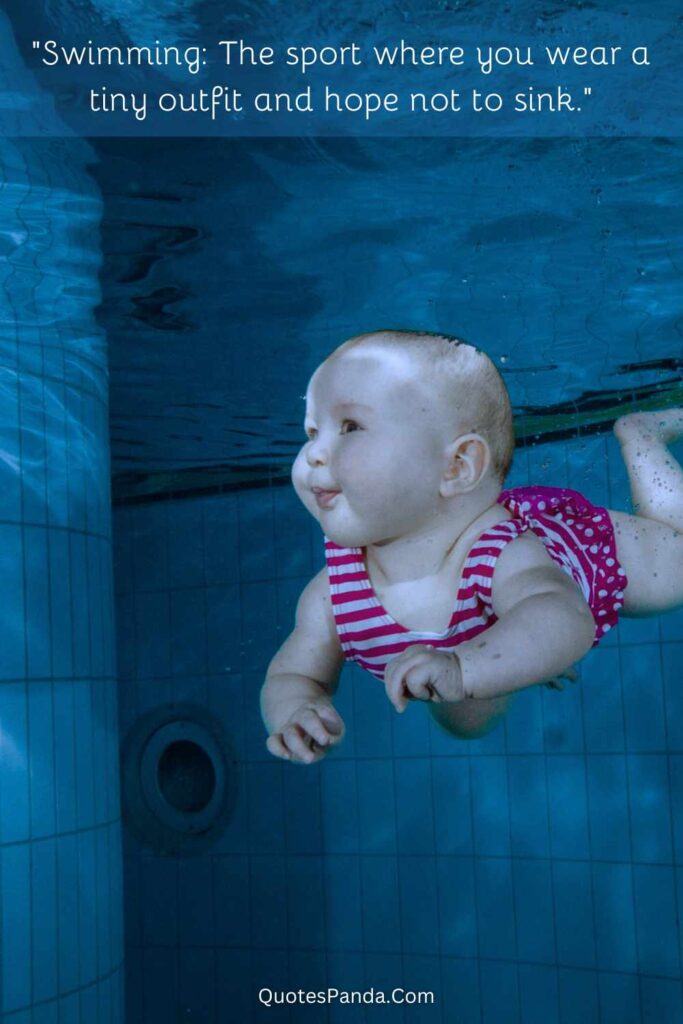 Cute baby swimming Pool Images