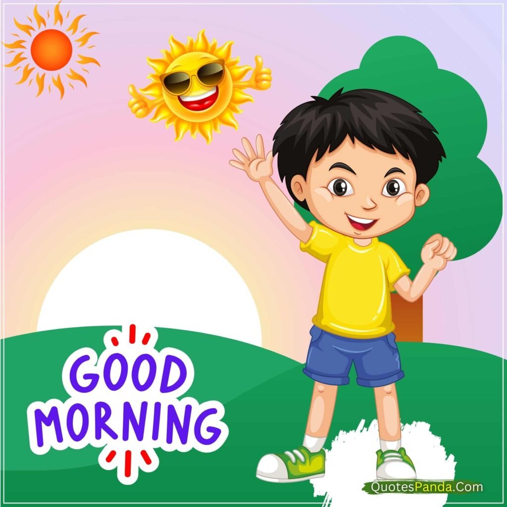 Cute Boy Happy Morning Playing Images