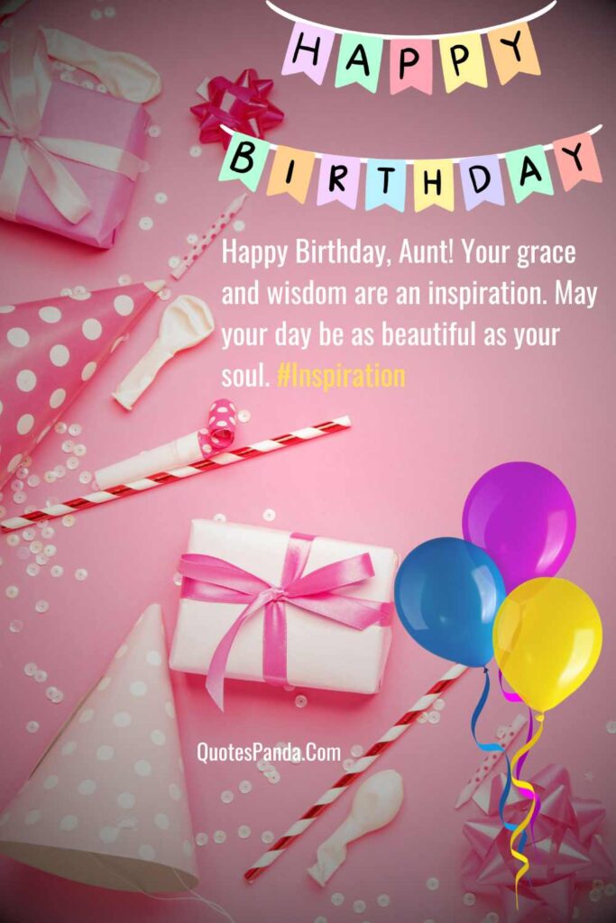 Beautiful Aunt's Birthday Message with images