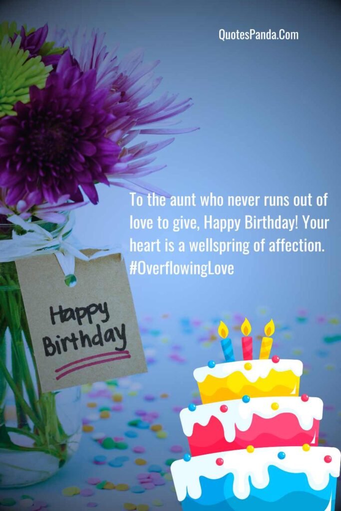 Birthday Celebration Ideas for Aunt Wish quotes with images