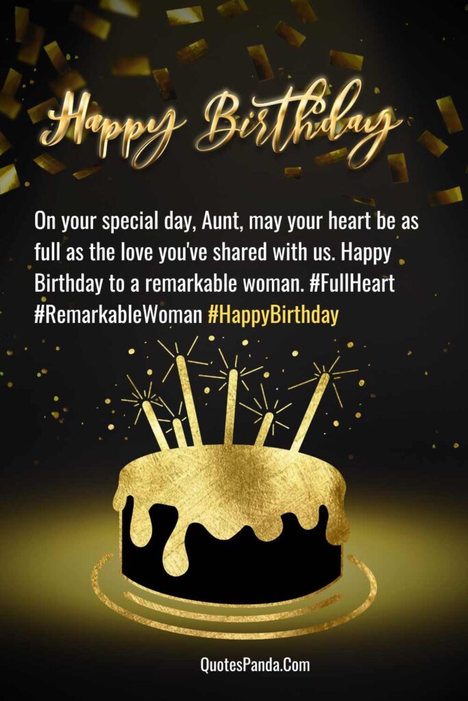 Aunt's Birthday Message Quotes with Images hd