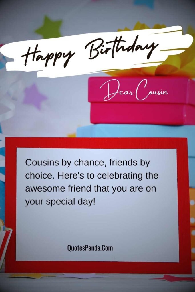 cousin birthday surprise gift images