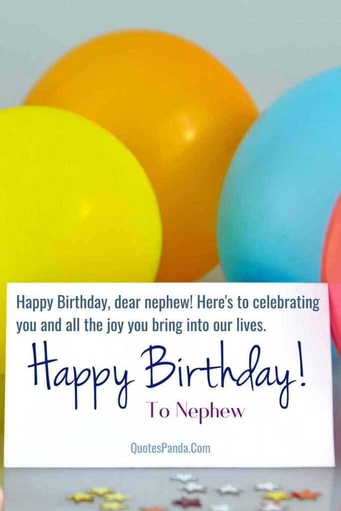 awesome birthday nephew quotes and images
