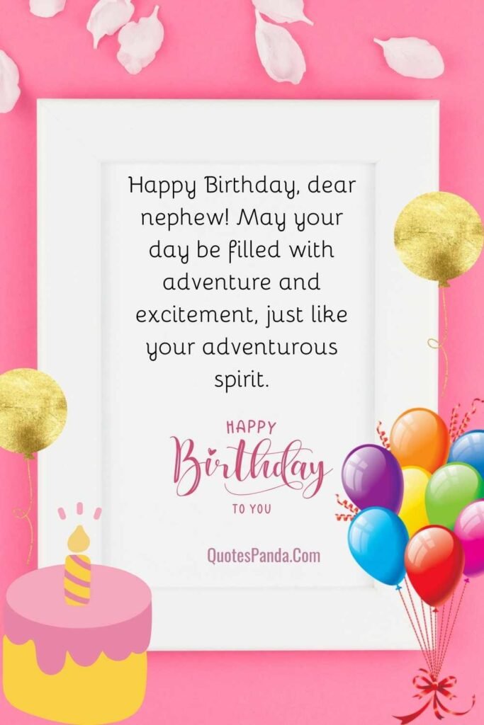 birthday dear nephew messages with photos