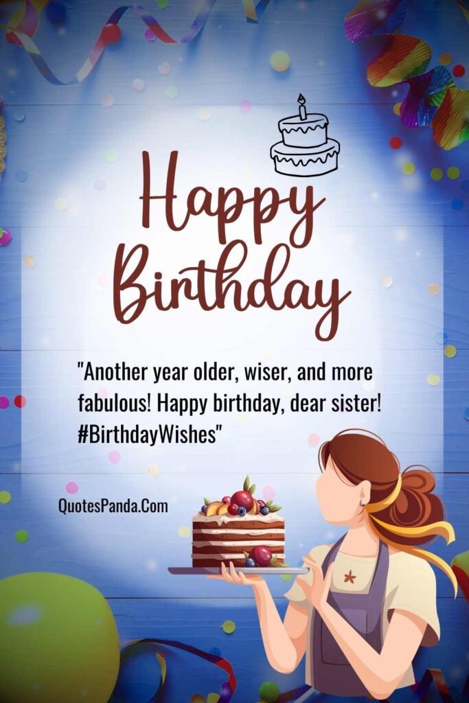 Birthday Wishes for My Beloved Sister messages with images