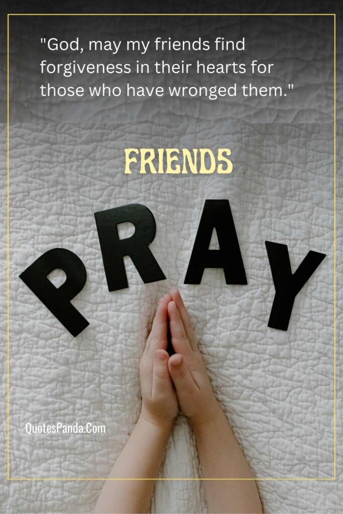Friendship prayer for positive start of day