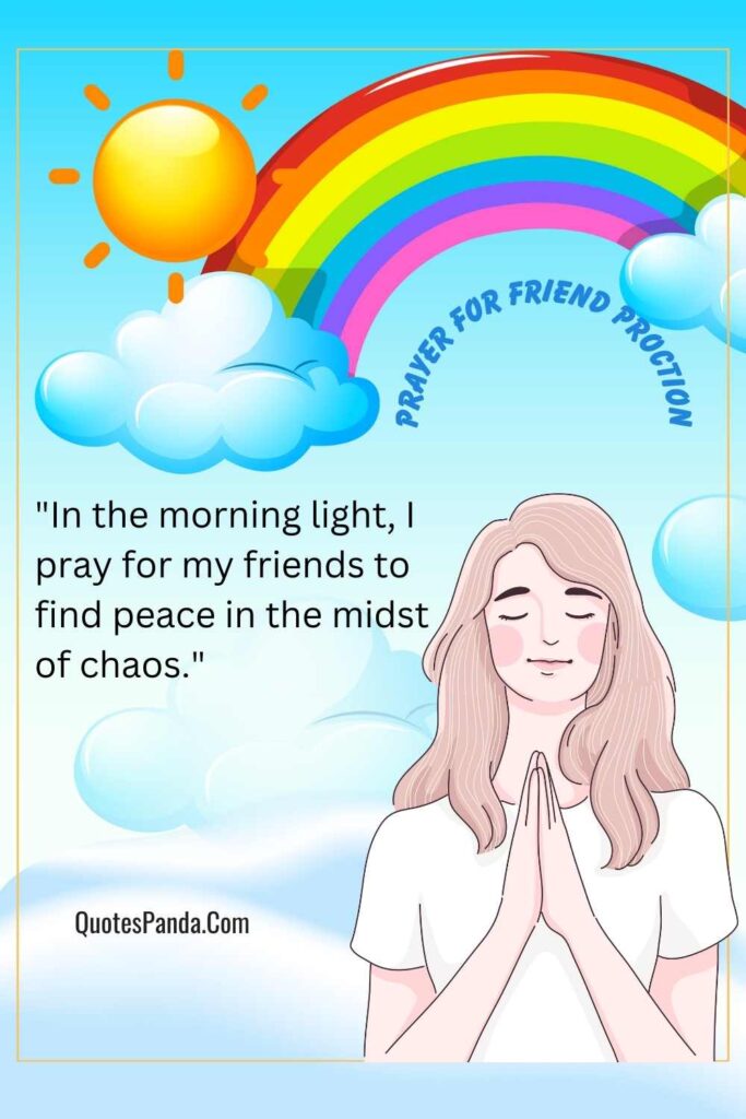 Peace and positivity morning prayer for friends