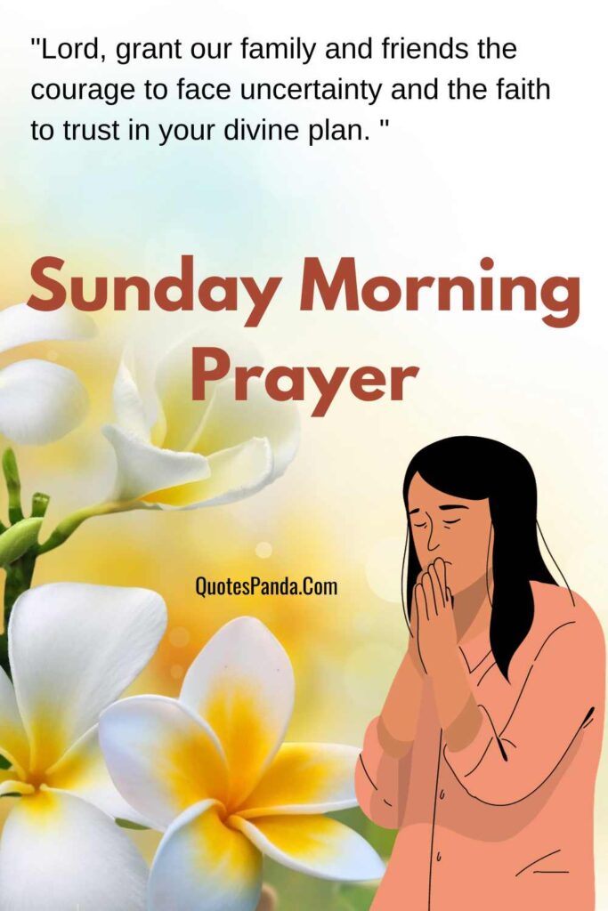 happy sunday morning prayer text message