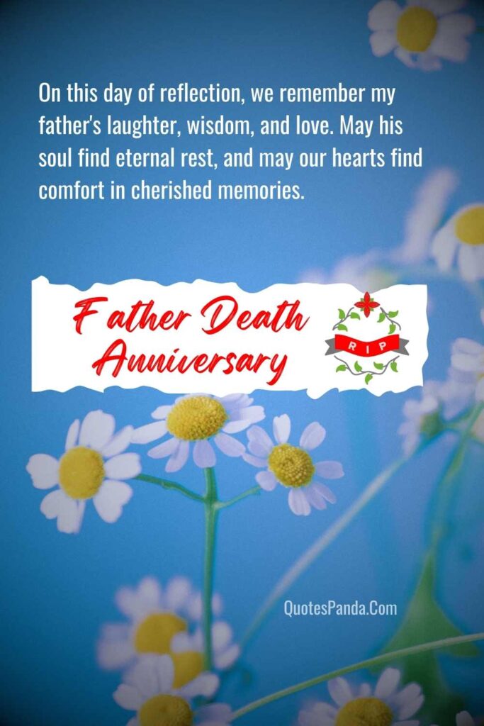 death anniversary father messages with pictures