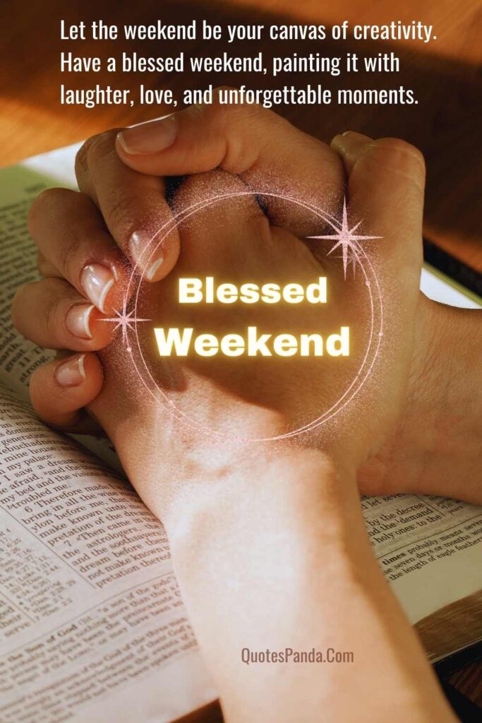Spiritual practices for a blessed weekend
