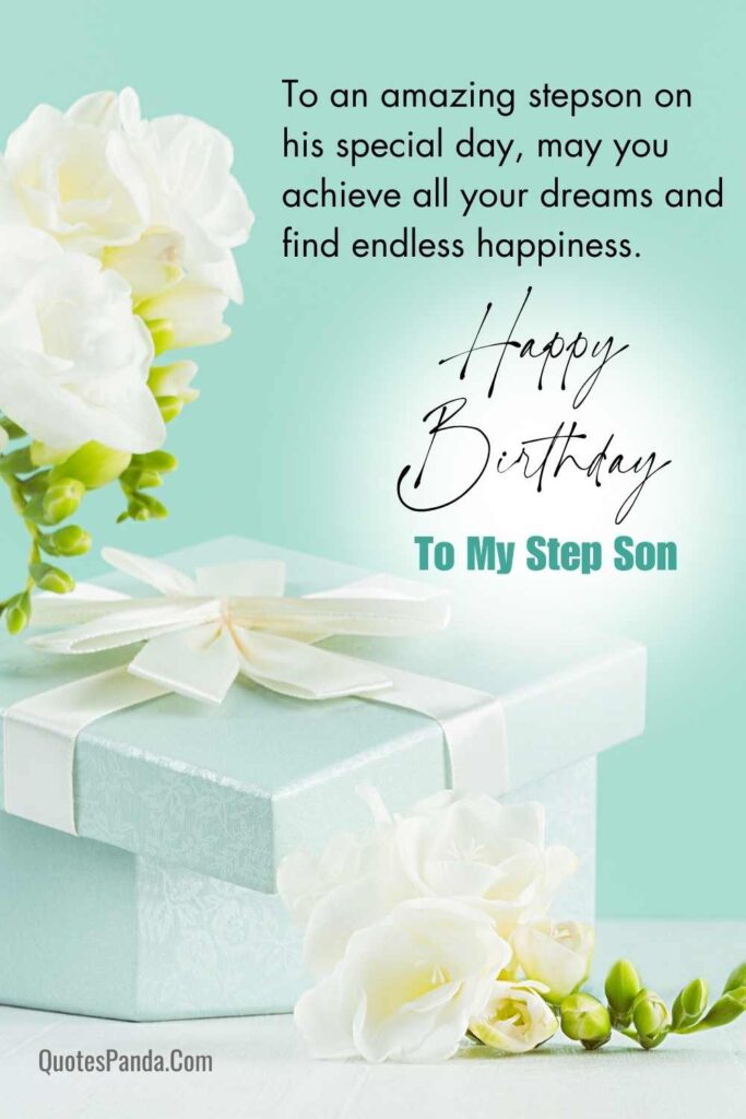 birthday wishes for step son images