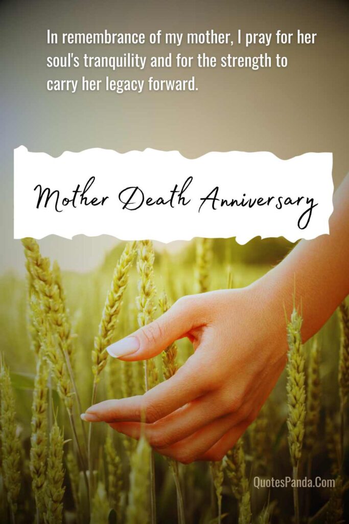 friend mother death anniversary quotes