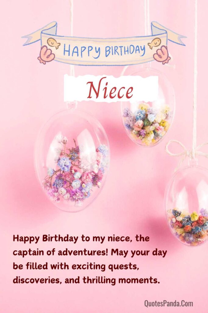 Joyful niece birthday quotes and cute pictures