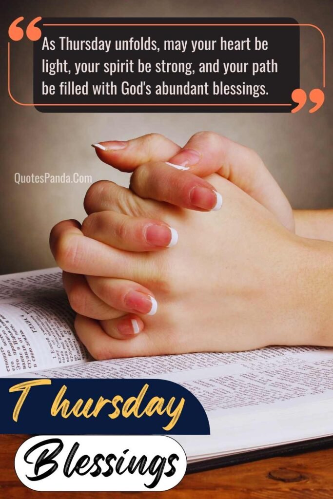 simple thursday blessings pics and sayings