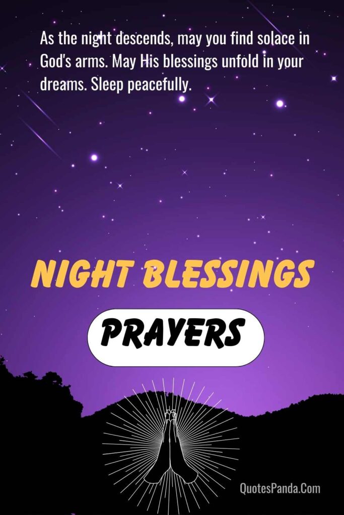 nightly prayers for restful sleep gentle dreams messages
