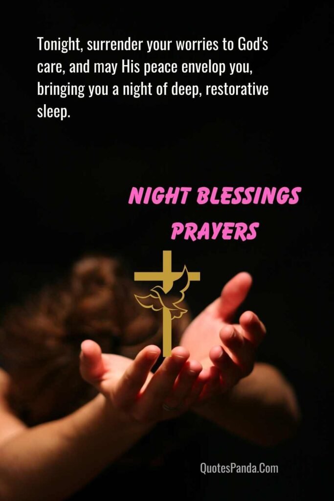 peaceful night blessings prayers images