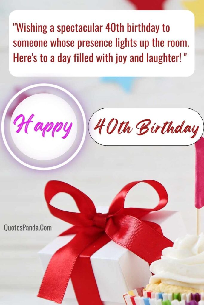 cute and joyful images with quotes for turning 40
