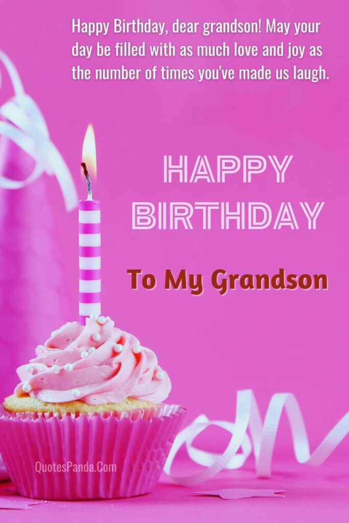 amusing birthday messages for grandson images