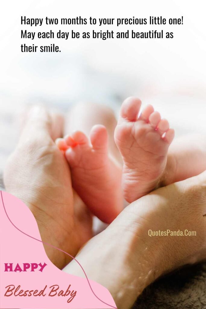 Charming Words for Your Baby's Second Month images