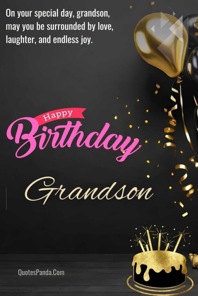 adorable birthday messages for grandson images
