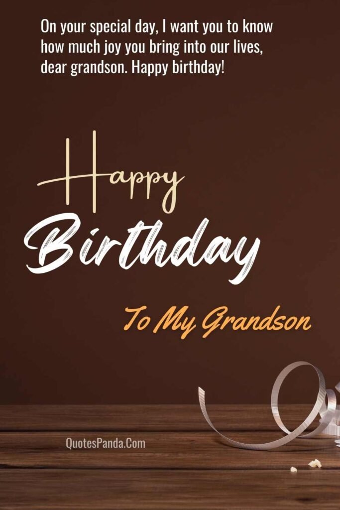happy birthday to the best grandson greetings card 