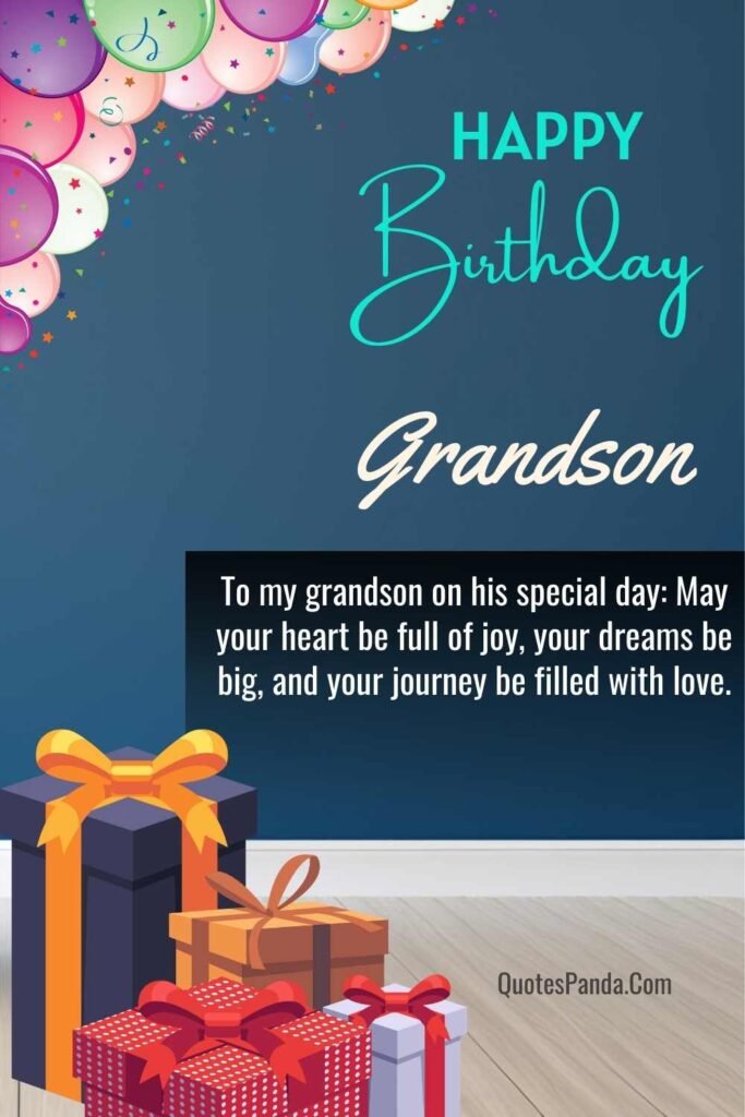 sweet messages for grandson turning one quotes