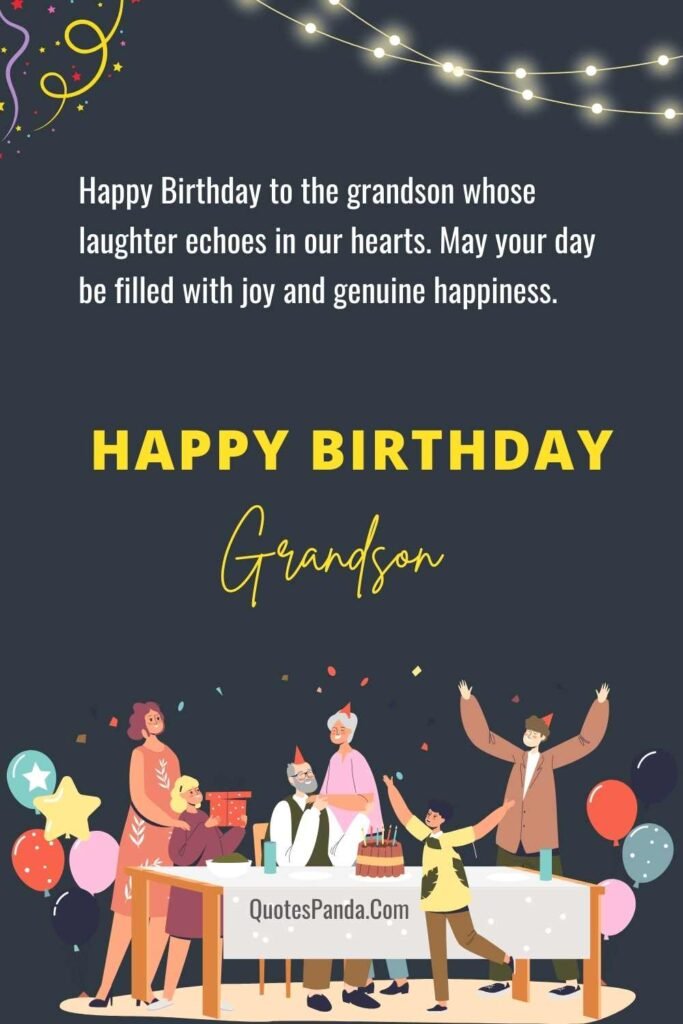 heartfelt birthday greetings for grandson images