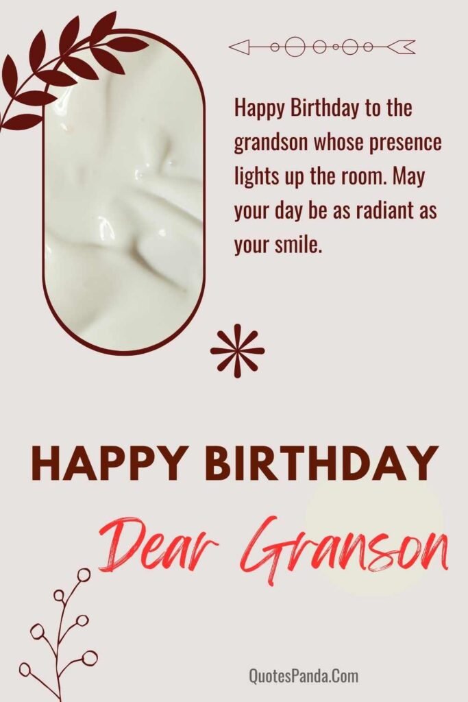 special birthday messages for grandson pictures 