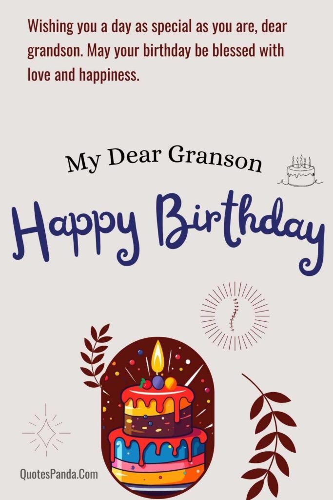 happy birthday grandson images and quotes