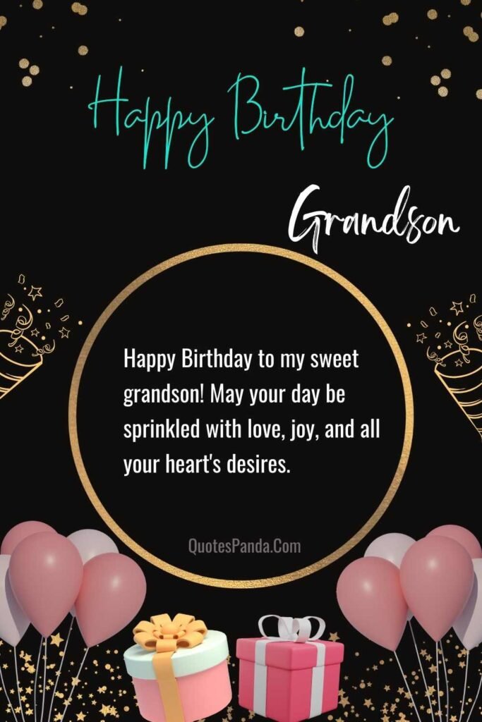 wishing my grandson a fantastic birthday images