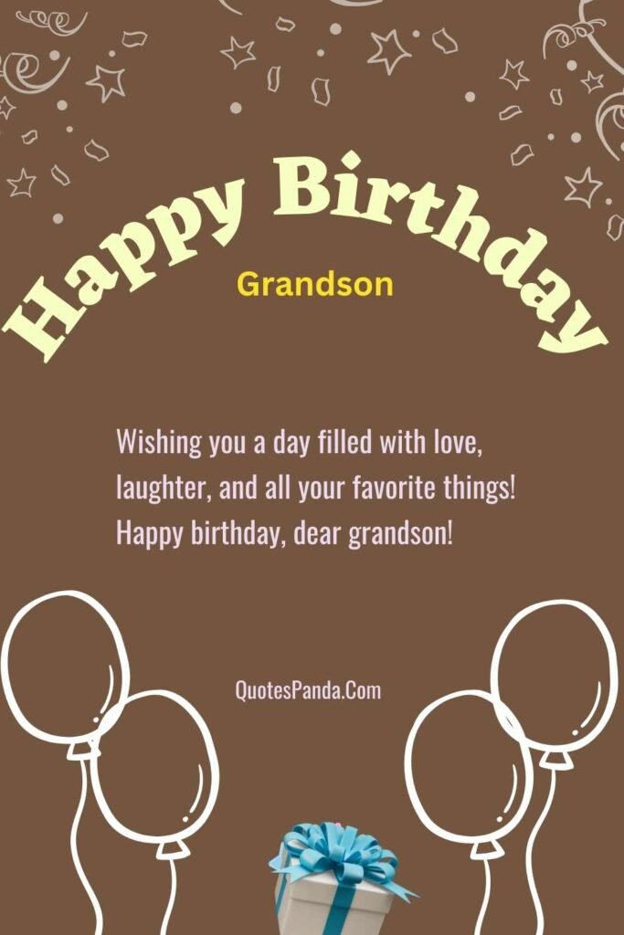 loving grandson birthday messages images