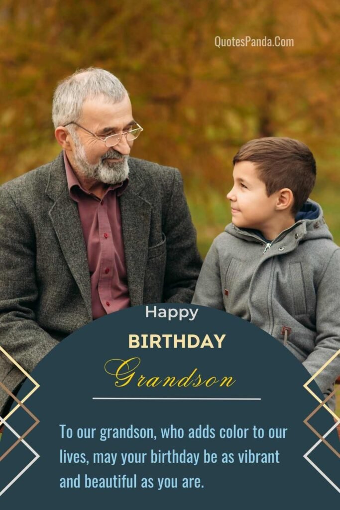 cherished memories with grandson birthday images