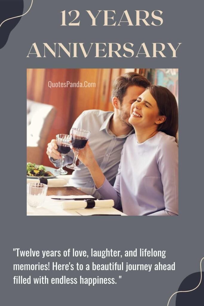 anniversary messages for twelve years of love images