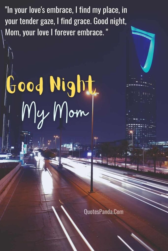 good night wishes for mom messgaes with pictures
