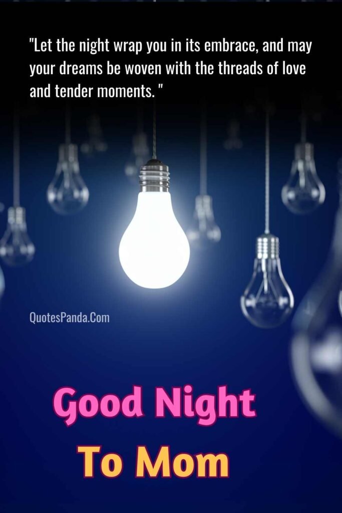 good night mom images with moonlight images