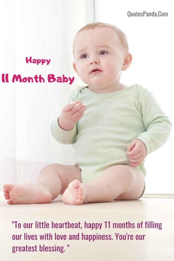 Precious Moments 11 Months of Baby Bliss quotes with images