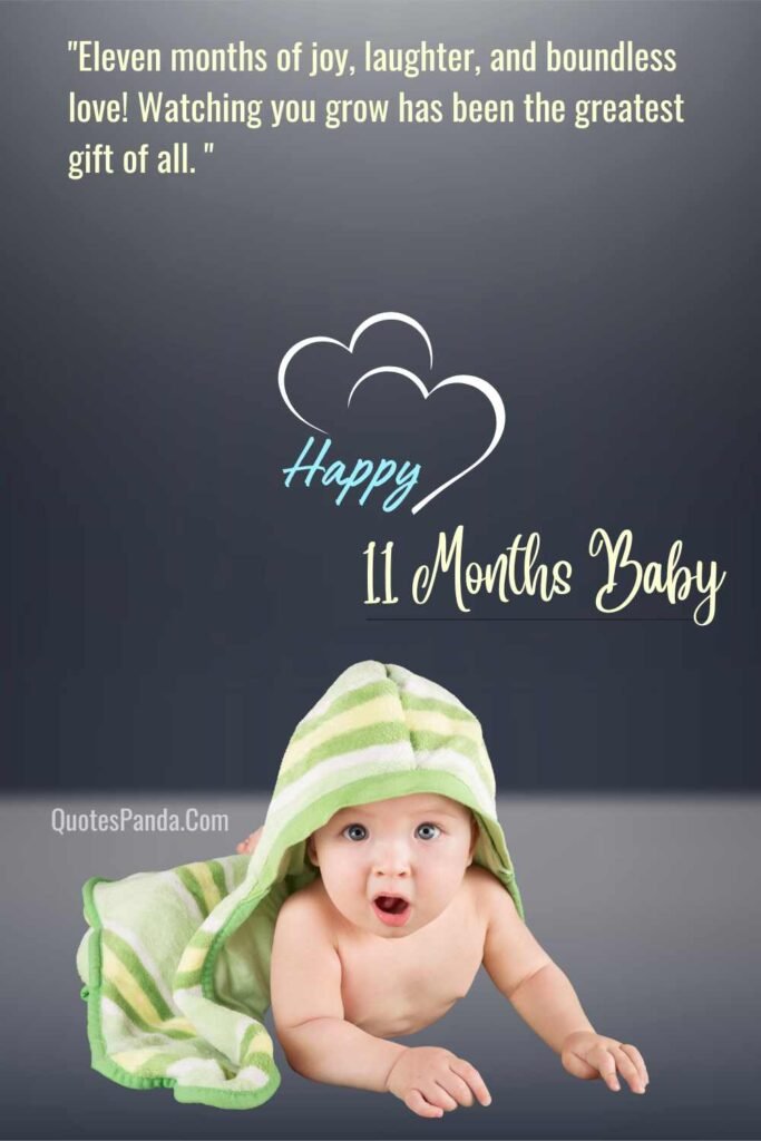 Smiles and Giggles: 11 Months of Pure Happiness baby images