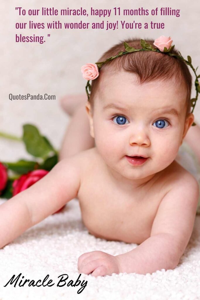 Joyful Journey: Celebrating 11 Months with Baby Images