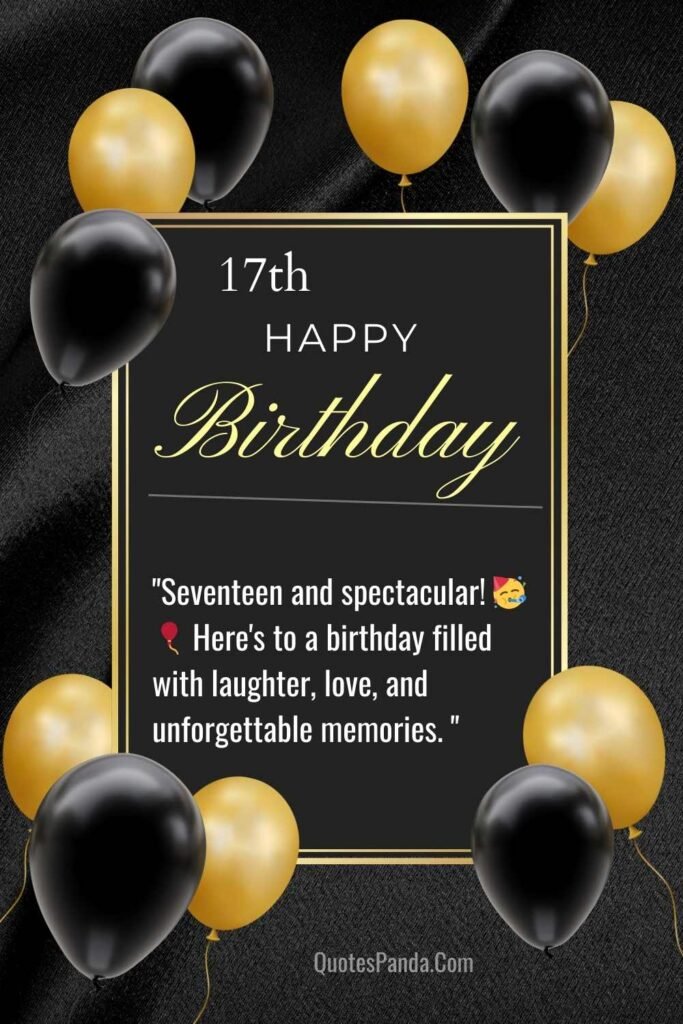 17th birthday sparkle with happiness and love images
