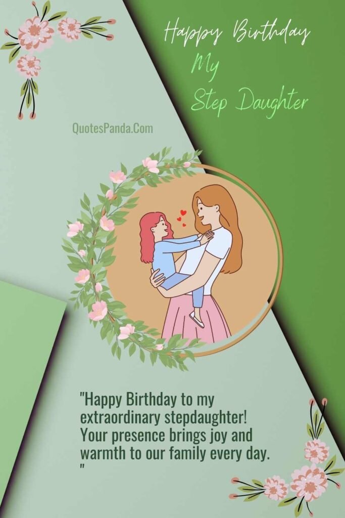 heartfelt birthday wishes stepdaughter joy quotes with images