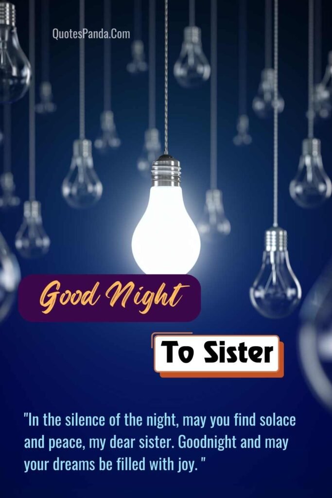 heartfelt sisterly bedtime blessings quotes with pics hd
